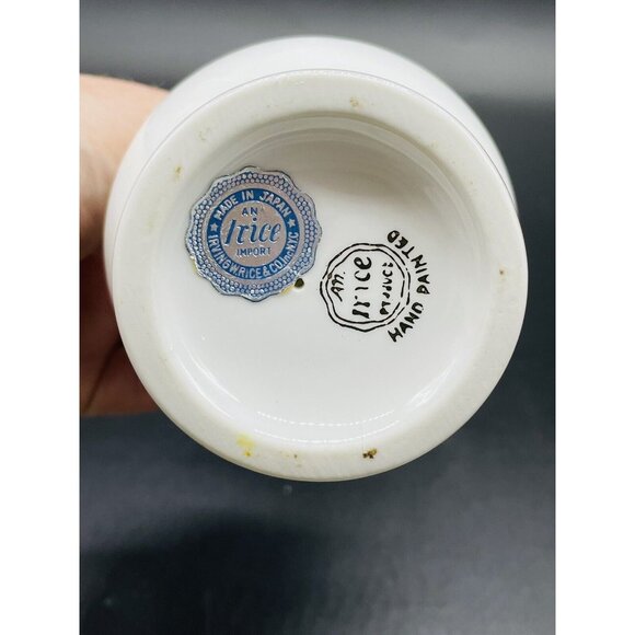 Irice Vintage Vanity Set White w Gold Accent And Applied Floral - Picture 7 of 12